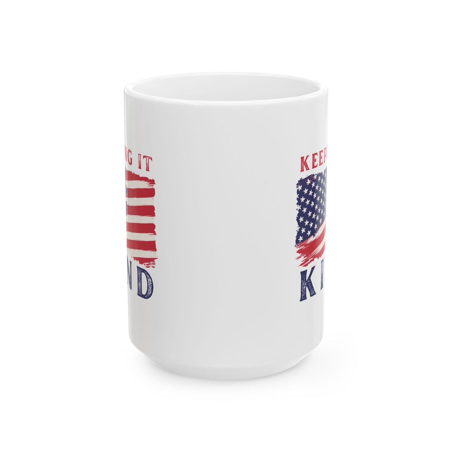 Patriotic USA American Flag White Ceramic Coffee Cup Mug 11oz, 15oz Free Shipping