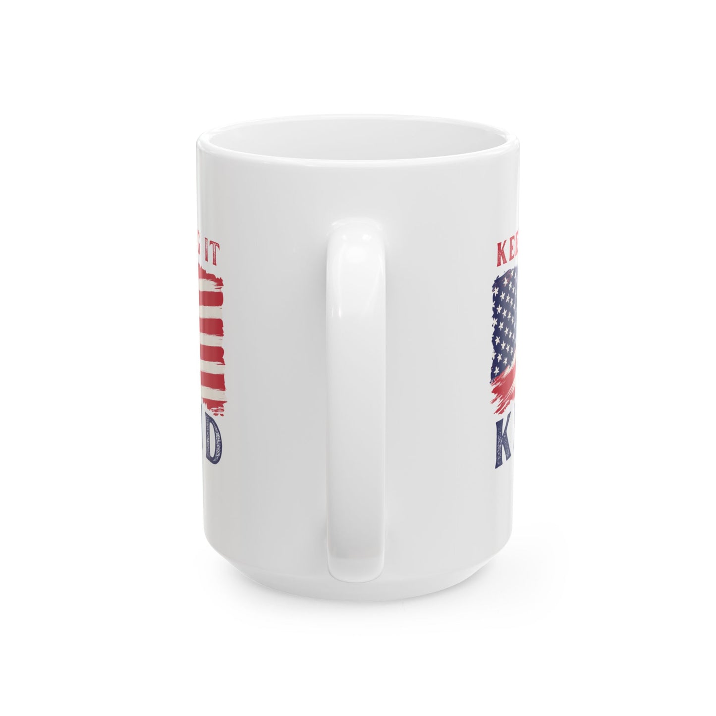 Patriotic USA American Flag White Ceramic Coffee Cup Mug 11oz, 15oz Free Shipping