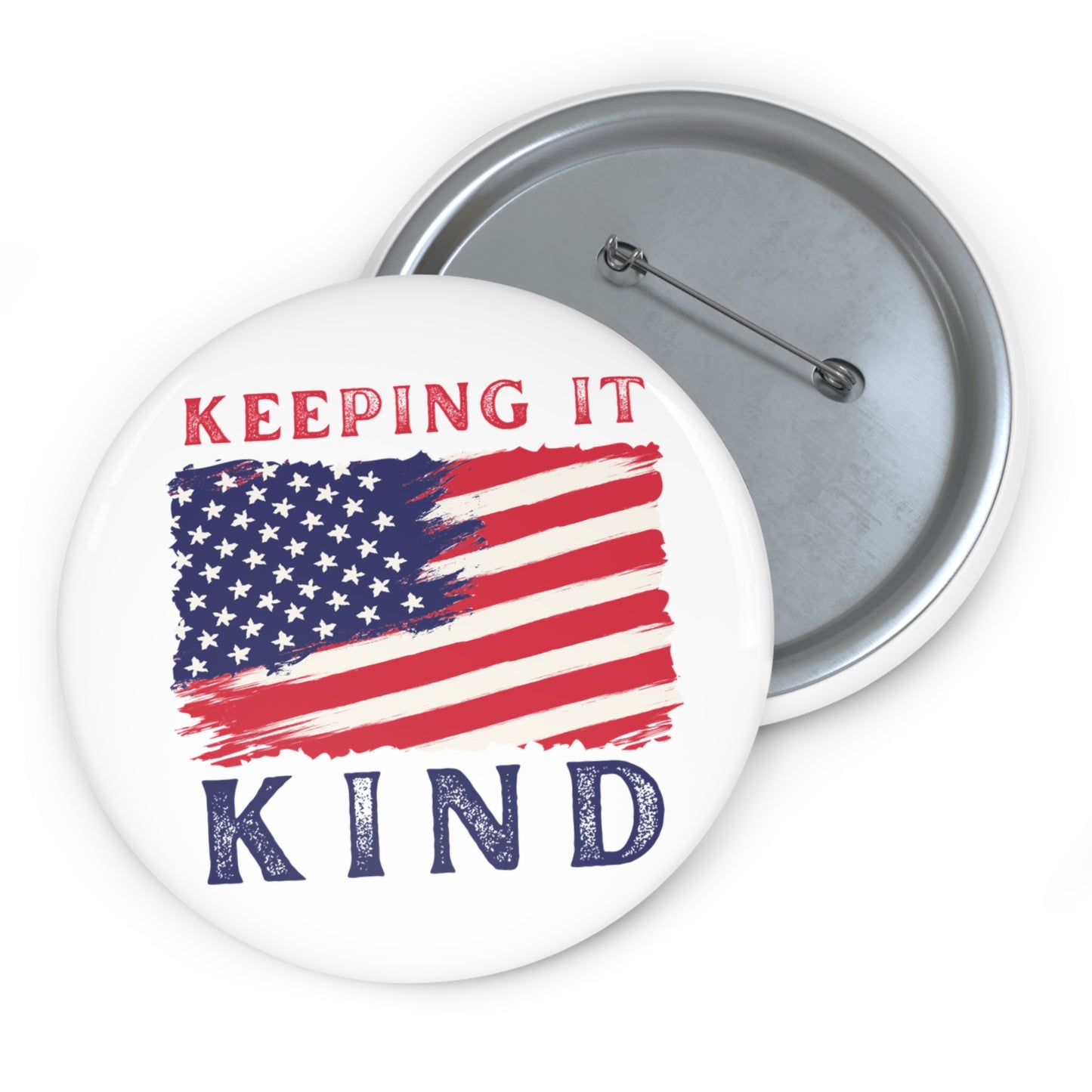 Pin Buttons 3" - Patriotic USA Flag America Campaign Election Stop Bullying Free Shipping