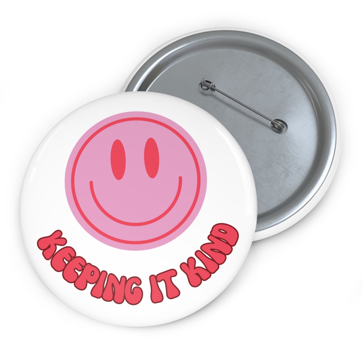 Pin Buttons 3" - Anti Bullying Campaign Merch 'Keeping it Kind' Free Shipping