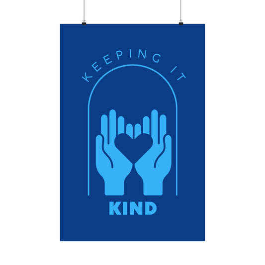 Classroom Library School Workplace 'Keeping it Kind' Poster Jumbo 24x36